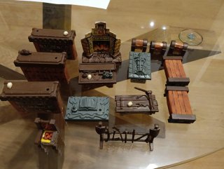 Pack Mobiliario y Dados HeroQuest