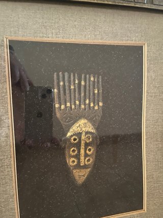 Cuadro con Máscara Africana