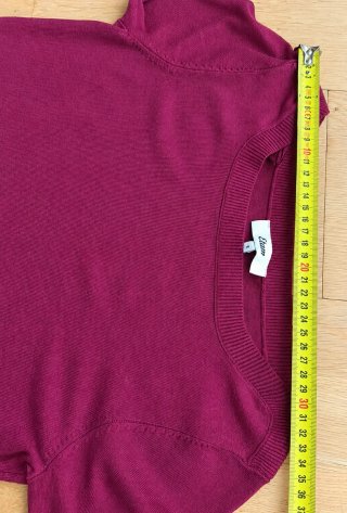 Jersey Etam burdeos talla S