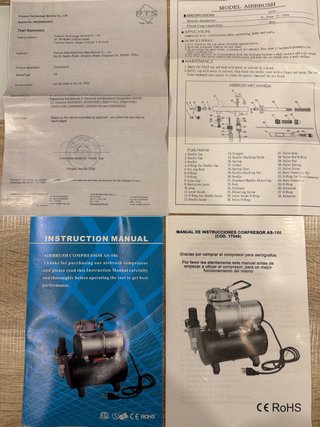Compresor Aerógrafo Modelo AS-186