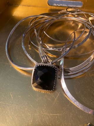Colgante y Pulseras de Plata 925