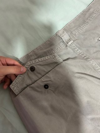 Pantalones cargo beige