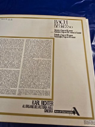 Vinilo Bach: Recital de Órgano