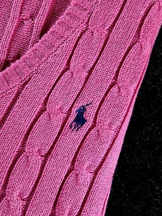 Sweater Cable Knit Polo Ralph Lauren Women S Pink