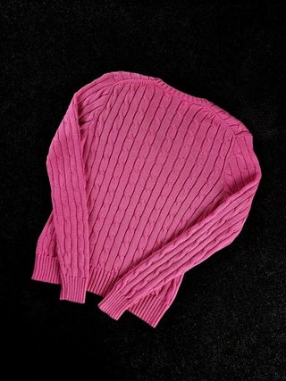 Sweater Cable Knit Polo Ralph Lauren Women S Pink