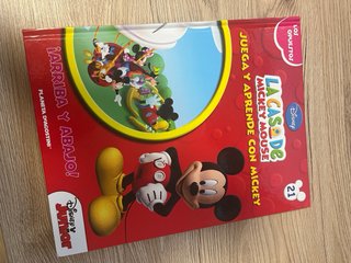 Libros Disney "Juega y aprende con Mickey"