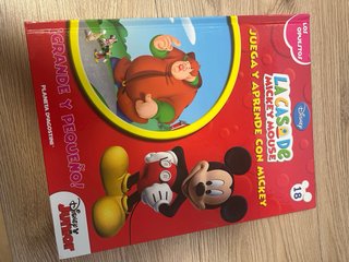 Libros Disney "Juega y aprende con Mickey"