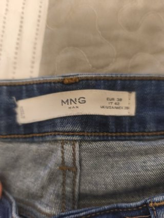Vaqueros Mango Azul Talla M