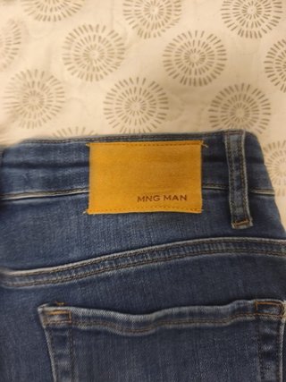 Vaqueros Mango Azul Talla M