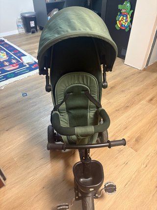 Triciclo Infantil con Capota Verde