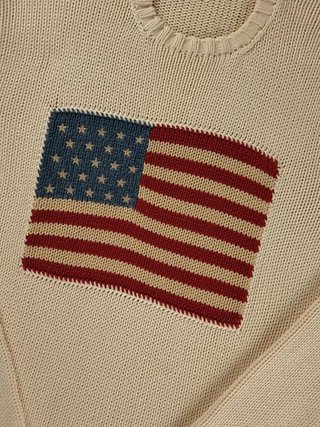 Sweater Polo Ralph Lauren with American Flag