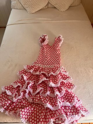 Vestido de flamenca lunares