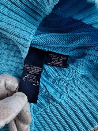 Sweater Cable Knit Polo Ralph Lauren Women M
