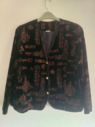 Chaqueta Terciopelo Elegante Talla 48