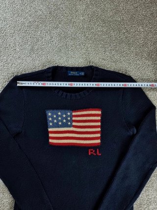 Sweater Polo Ralph Lauren with American Flag