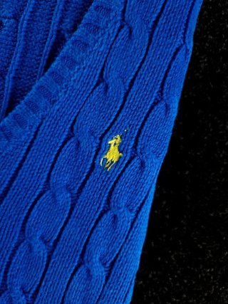 Sweater Cable Knit Polo Ralph Lauren Women S Blue