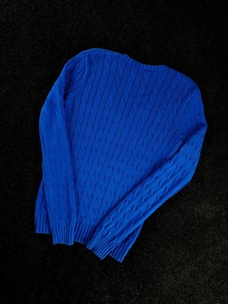 Sweater Cable Knit Polo Ralph Lauren Women S Blue