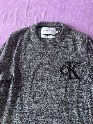 Jersey Calvin Klein Jeans gris hombre