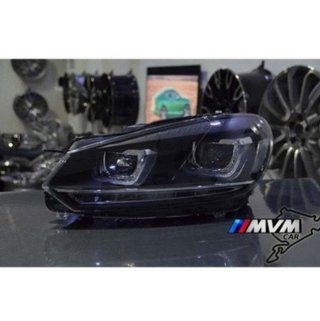 Faros delanteros Volkswagen Golf VI 6 Led Black ed