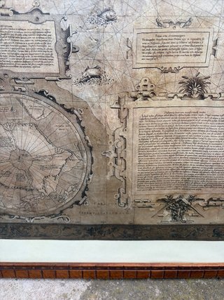 Cuadro Mapa Mundi Antiguo