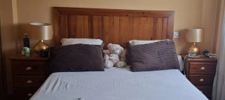 Juego de 2 Lámparas de Mesa Doradas
