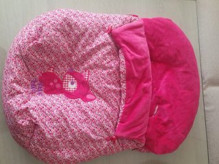 Saco invierno capazo Tuc Tuc floral rosa
