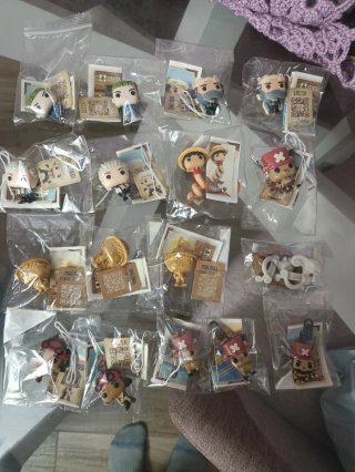 Lote 16 Figuras Funko Kinder Joy One Piece