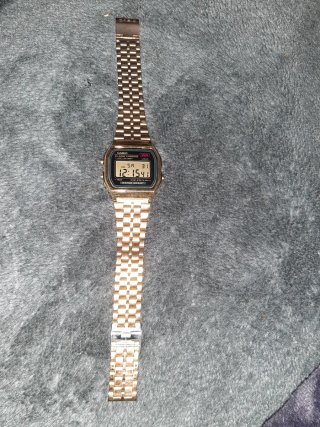 Lote 3 relojes dorados