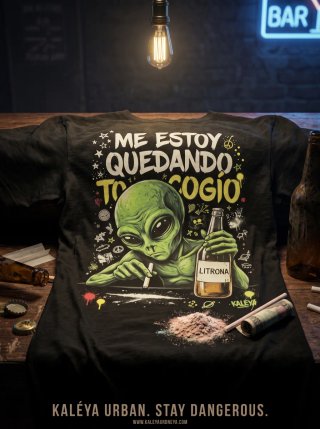 Camiseta Oversize Negra Streetwear Alternativa