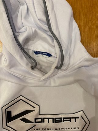 Sudadera de pádel Kombat blanca