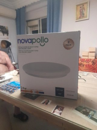 Pack 2 Focos LED de Techo Novapollo 24W