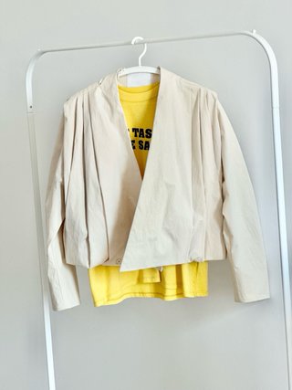 Pleated wrap jacket bomber Zara