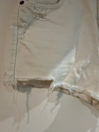 Shorts vaqueros blancos Zara