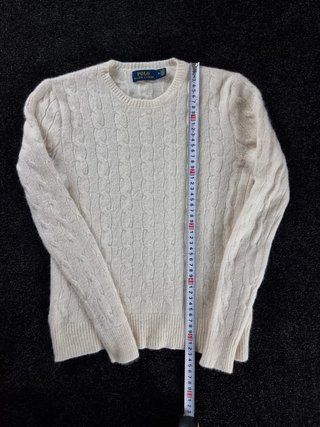 Sweater Cable Knit Polo Ralph Lauren Women M