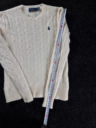 Sweater Cable Knit Polo Ralph Lauren Women M