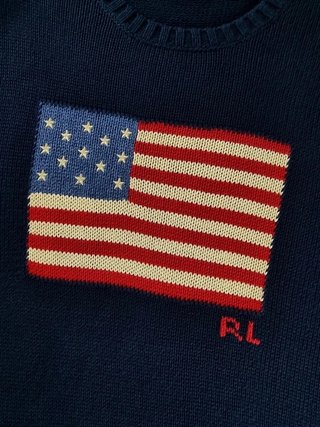Sweater Polo Ralph Lauren with American Flag Men