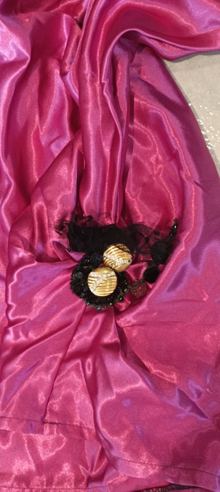 74-Vestido de Fiesta Fucsia