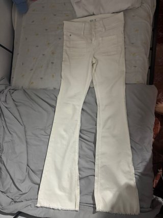 Pantalones Blancos Campana
