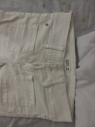 Pantalones Blancos Campana