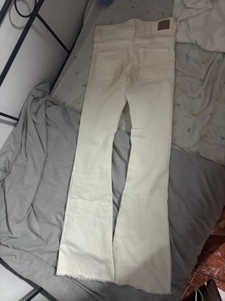 Pantalones Blancos Campana