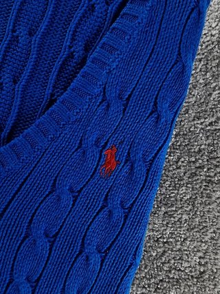 Sweater Cable Knit Polo Ralph Lauren Women S Blue