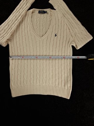 Sweater Cable Knit Polo Ralph Lauren Women M