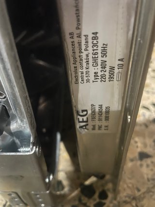 Piezas lavavajillas AEG GHE613CB4