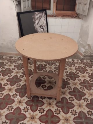 Mesa camilla de madera