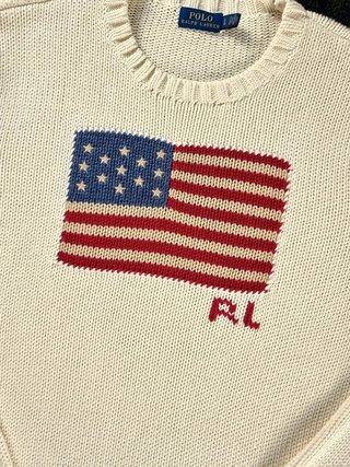 Sweater Polo Ralph Lauren with American Flag