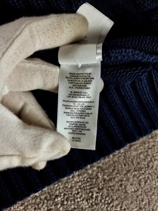 Sweater Polo Ralph Lauren with American Flag