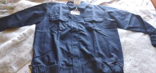 Chaqueta cazadora ignífuga azul trabajo