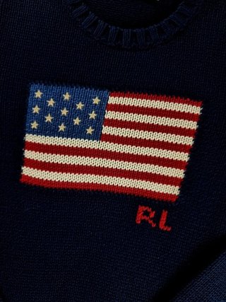 Sweater Polo Ralph Lauren with American Flag