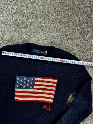 Sweater Polo Ralph Lauren with American Flag