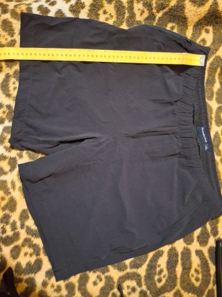 Bermudas Abercrombie & Fitch Negras Talla L